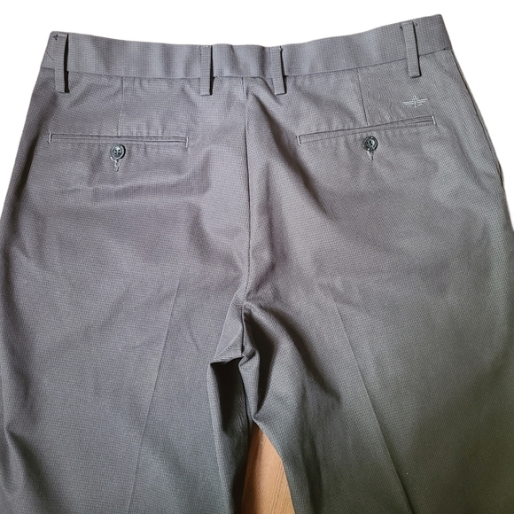 Dockers straight  black gray men's dress pants - Picture 4 of 12